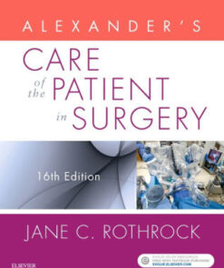 Alexander's Care of the Patient in Surgery 16th Ed by Rothrock