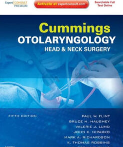 Cummings Otolaryngology - Head and Neck Surgery 3 VOL Set 5th Ed by Flint