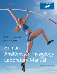 Human Anatomy & Physiology Laboratory Manual 12th Ed by Marieb