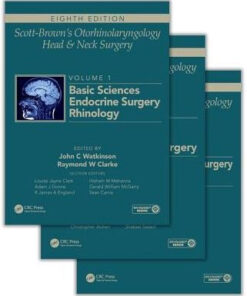 Scott Brown's Otorhinolaryngology And Head And Neck Surgery 8th Ed 3 Vol Set By John C Watkinson