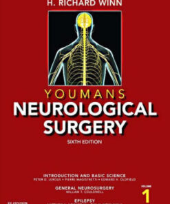 Youmans Neurological Surgery 4 VOL Set 6th Edition by Richard Winn